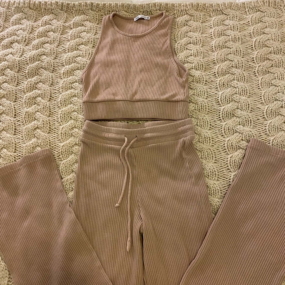 Zara Pink Tank Top/Pants set!
